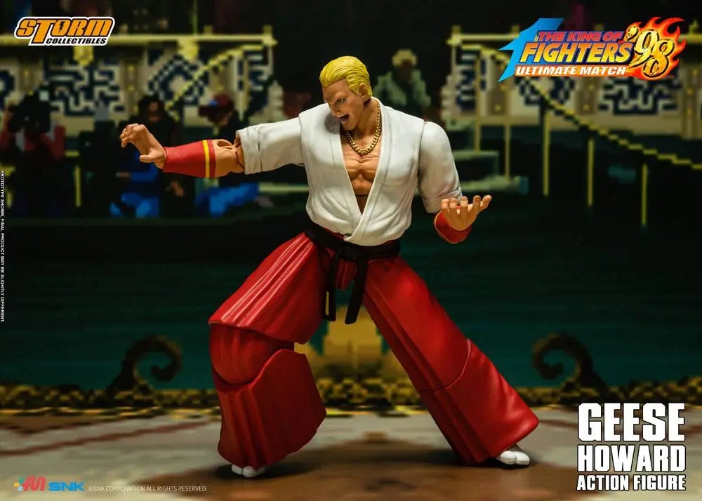 King of Fighters '98: Ultimate Match 1/12 Geese Howard akciófigura 18 cm termékfotó