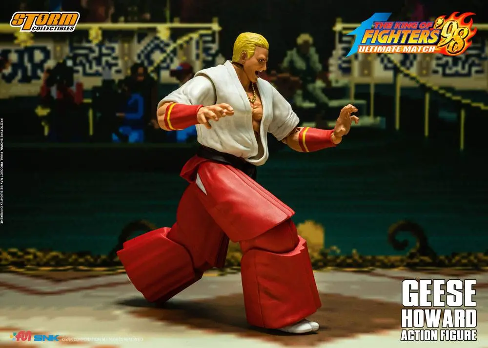 King of Fighters '98: Ultimate Match 1/12 Geese Howard akciófigura 18 cm termékfotó