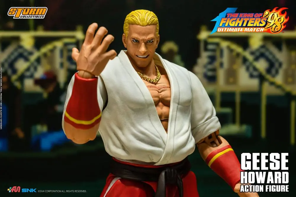 King of Fighters '98: Ultimate Match 1/12 Geese Howard akciófigura 18 cm termékfotó