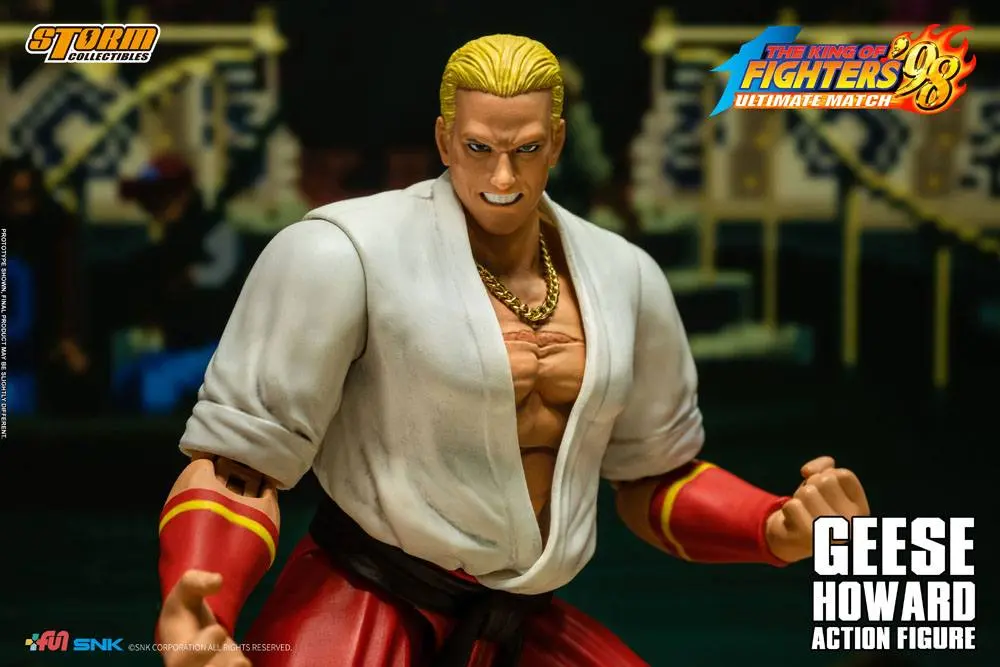King of Fighters '98: Ultimate Match 1/12 Geese Howard akciófigura 18 cm termékfotó