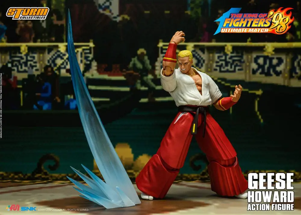 King of Fighters '98: Ultimate Match 1/12 Geese Howard akciófigura 18 cm termékfotó