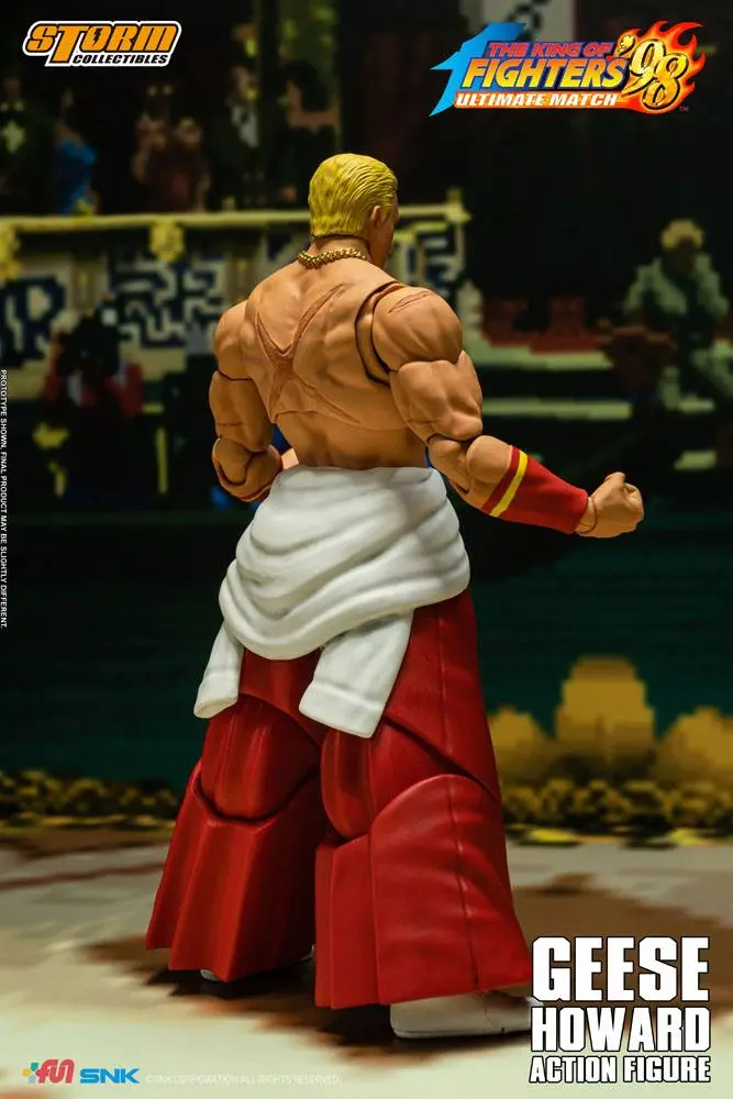 King of Fighters '98: Ultimate Match 1/12 Geese Howard akciófigura 18 cm termékfotó