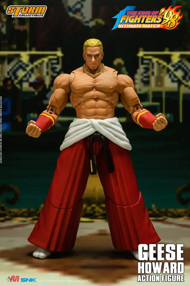 King of Fighters '98: Ultimate Match 1/12 Geese Howard akciófigura 18 cm termékfotó