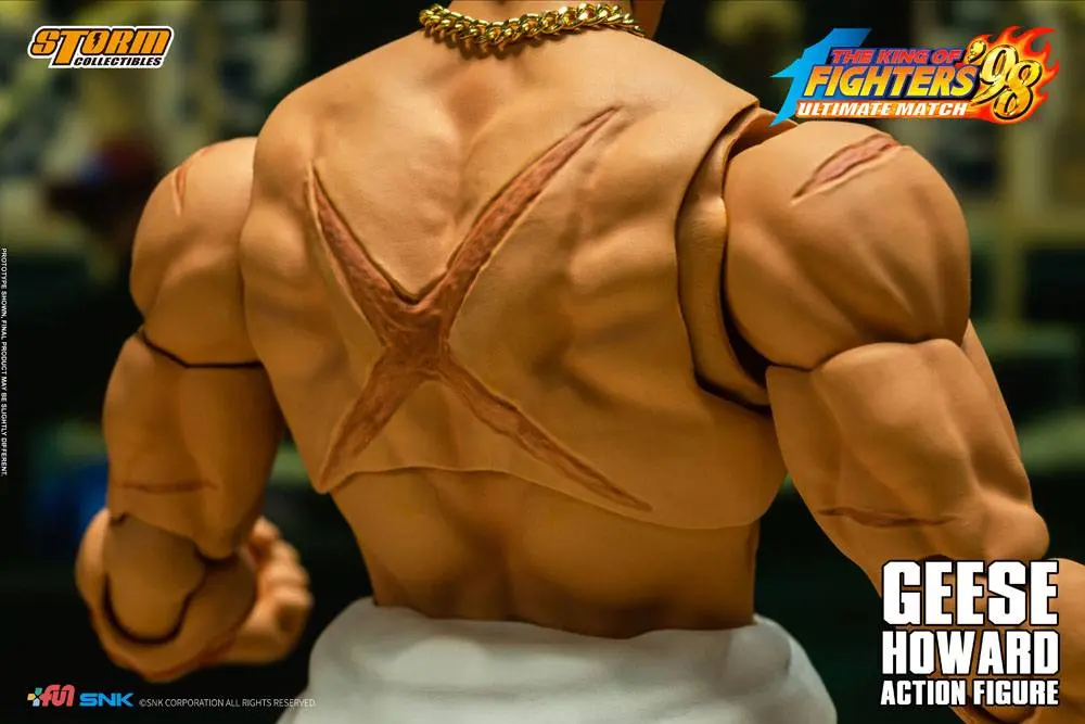 King of Fighters '98: Ultimate Match 1/12 Geese Howard akciófigura 18 cm termékfotó