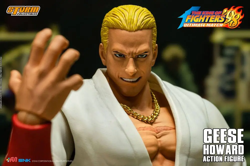 King of Fighters '98: Ultimate Match 1/12 Geese Howard akciófigura 18 cm termékfotó