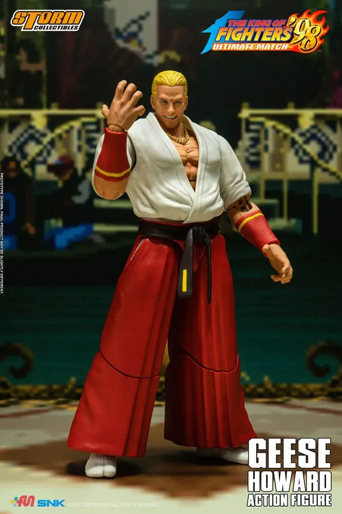 King of Fighters '98: Ultimate Match 1/12 Geese Howard akciófigura 18 cm termékfotó