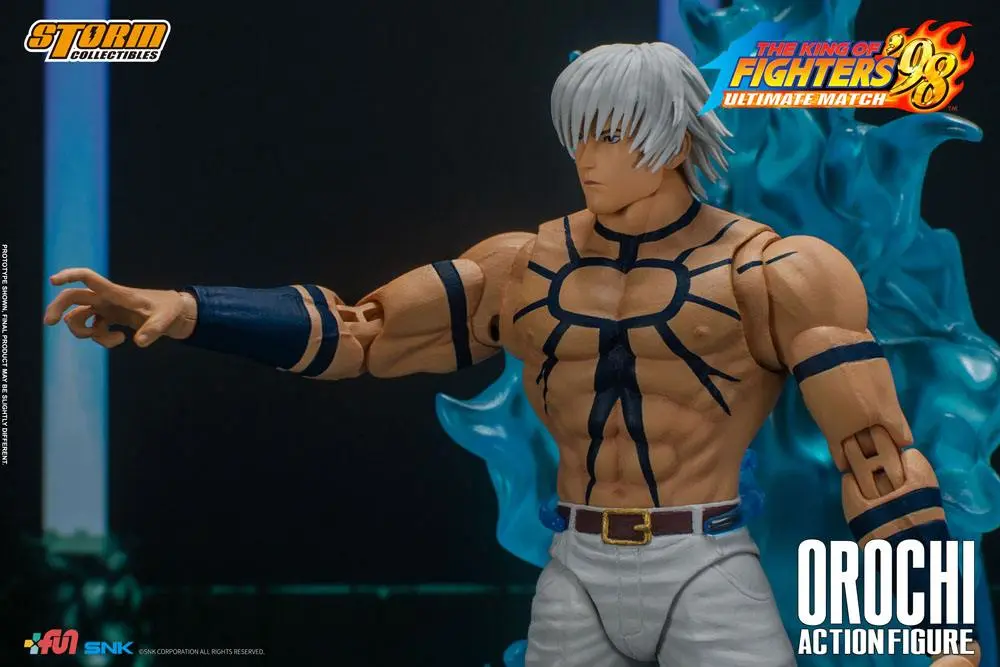 King of Fighters '98: Ultimate Match 1/12 Orochi Hakkesshu akciófigura 17 cm termékfotó