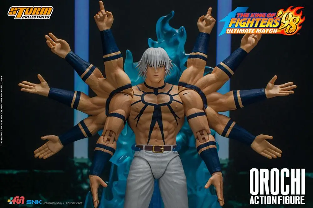 King of Fighters '98: Ultimate Match 1/12 Orochi Hakkesshu akciófigura 17 cm termékfotó