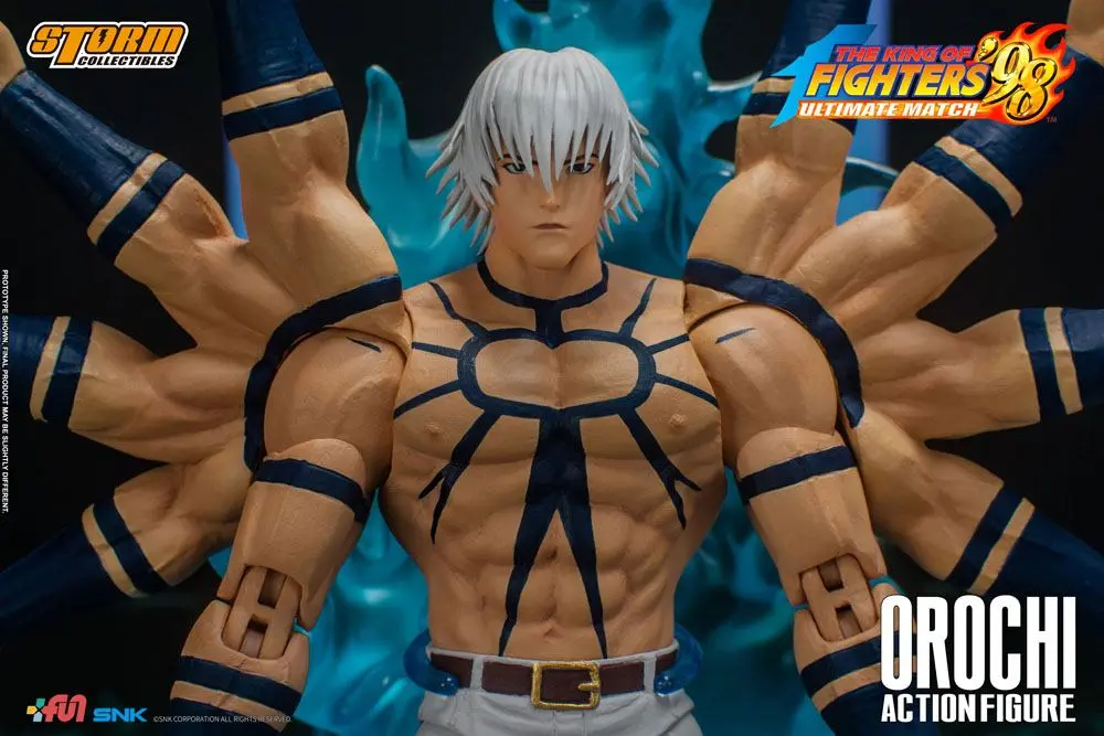 King of Fighters '98: Ultimate Match 1/12 Orochi Hakkesshu akciófigura 17 cm termékfotó
