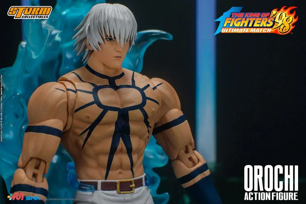 King of Fighters '98: Ultimate Match 1/12 Orochi Hakkesshu akciófigura 17 cm termékfotó