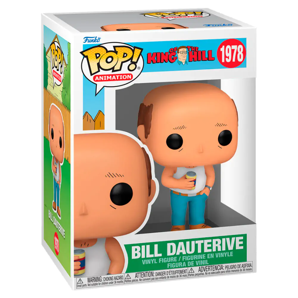 King of the Hill Funko POP! TV Vinyl figura Bill Dauterive 9 cm termékfotó