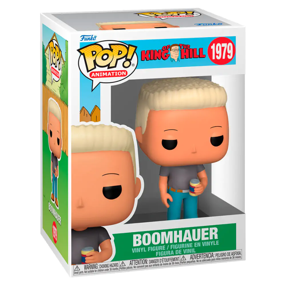 King of the Hill Funko POP! TV Vinyl figura Boomhauer 9 cm termékfotó