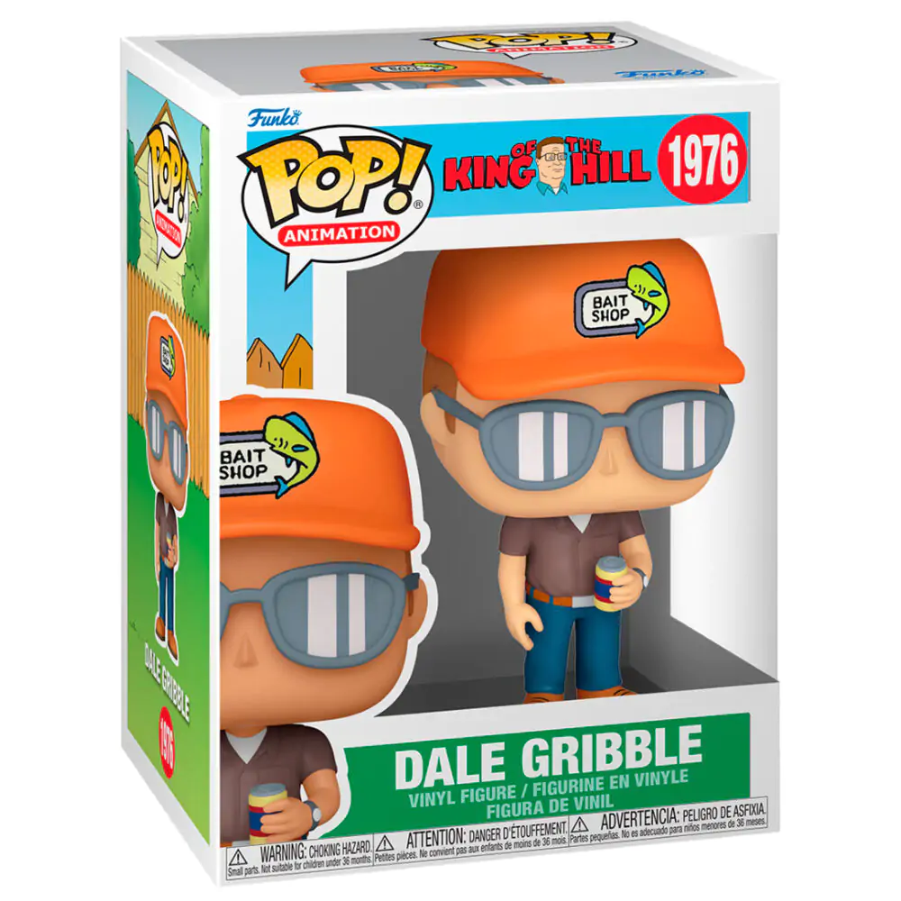 King of the Hill Funko POP! TV Vinyl figura Dale Gribble 9 cm termékfotó
