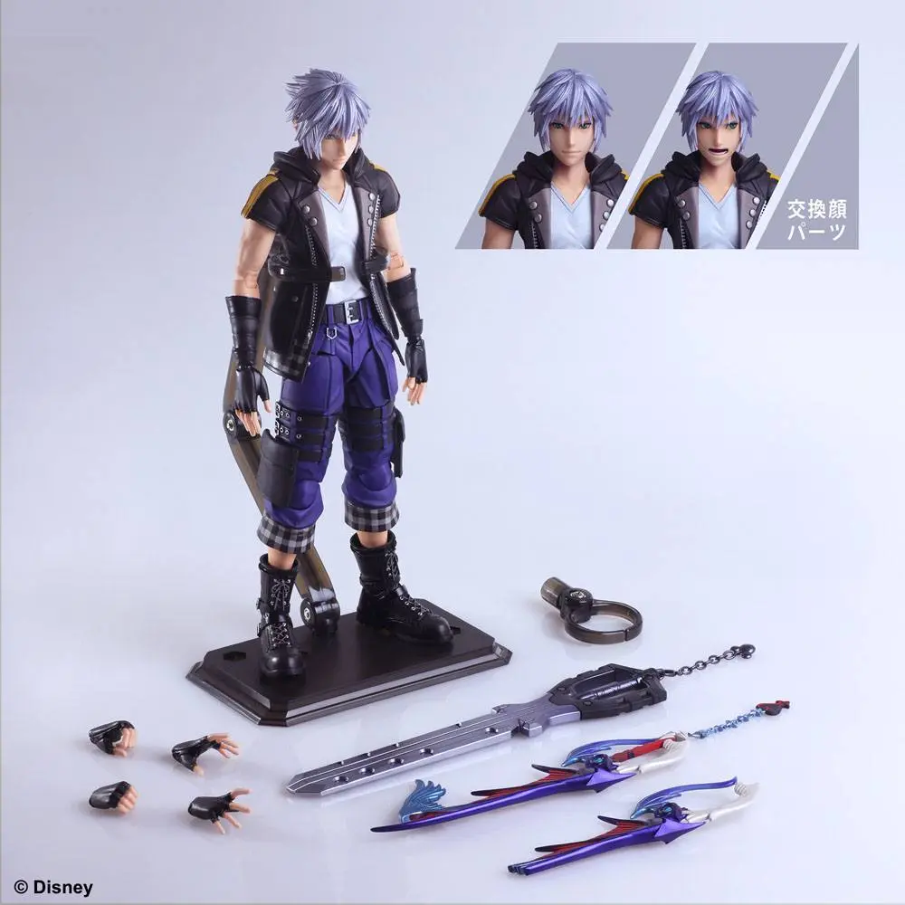 Kingdom Hearts III Play Arts Kai Action Figure Riku Ver. 2 Deluxe 24 cm termékfotó