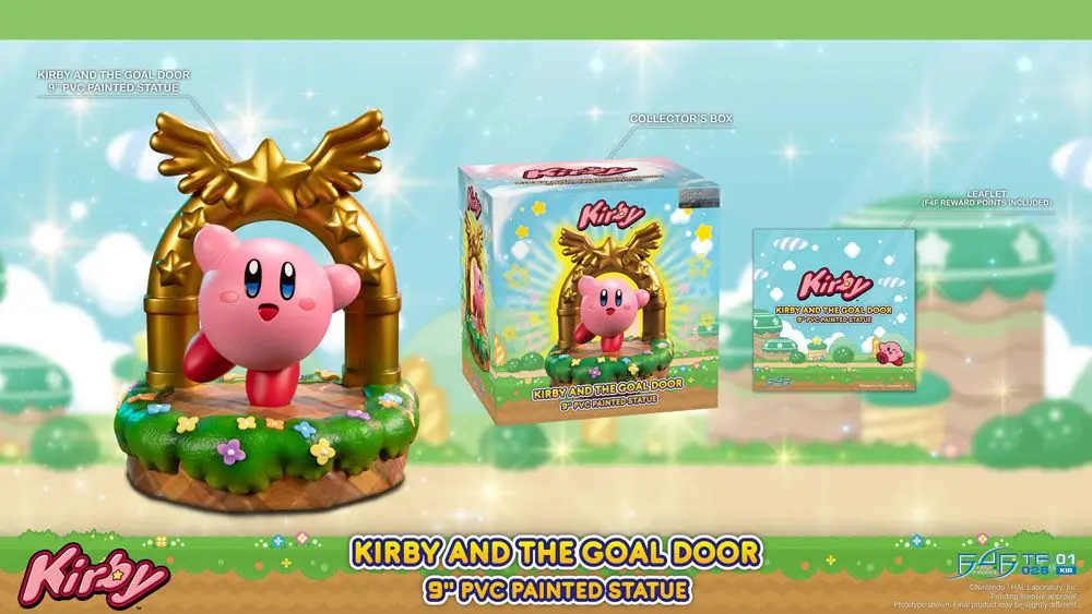 Kirby Kirby and the Goal Door PVC szobor figura 24 cm termékfotó