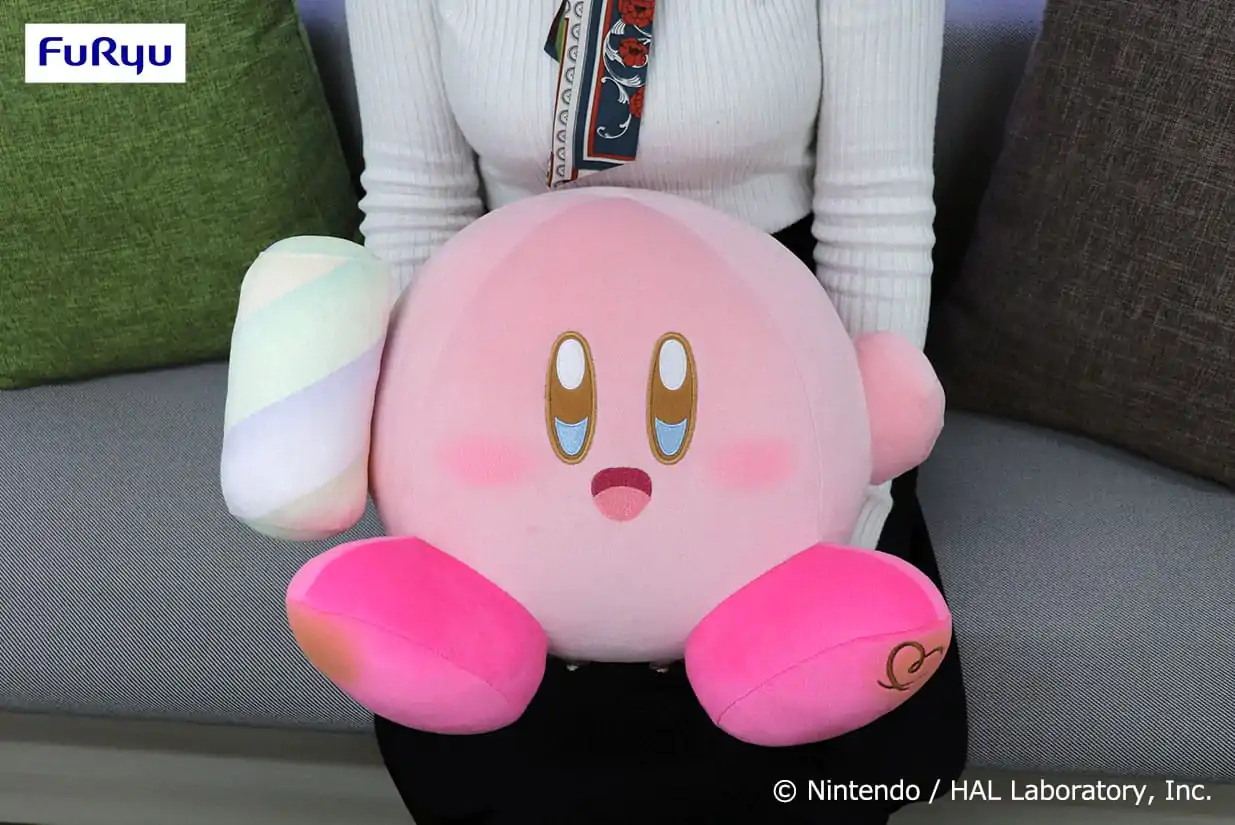 Kirby Kirby with Marshmallow plüss figura 34 cm termékfotó