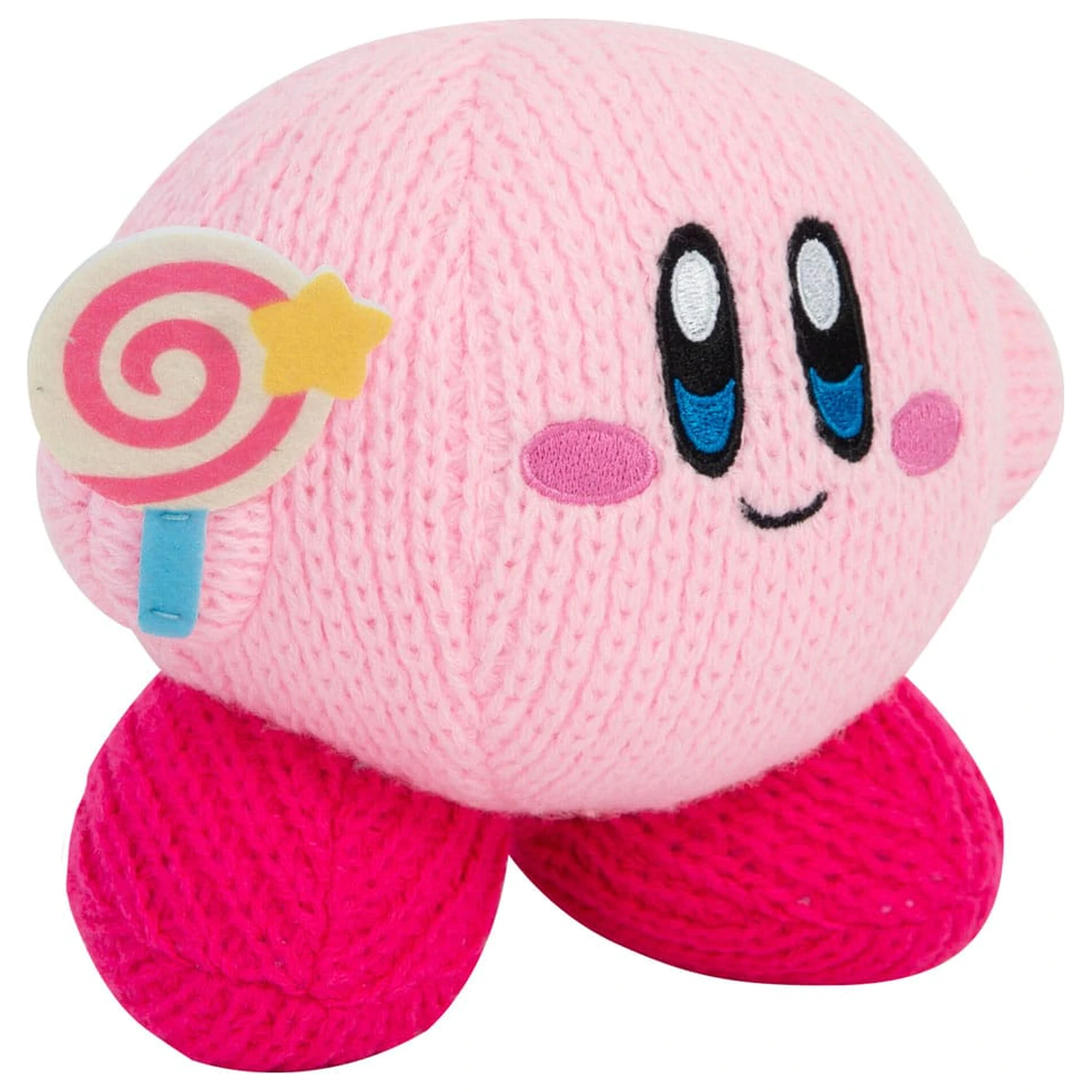 Kirby Nuiguru-Knit plüss figura Kirby with Invincible Candy Wand termékfotó