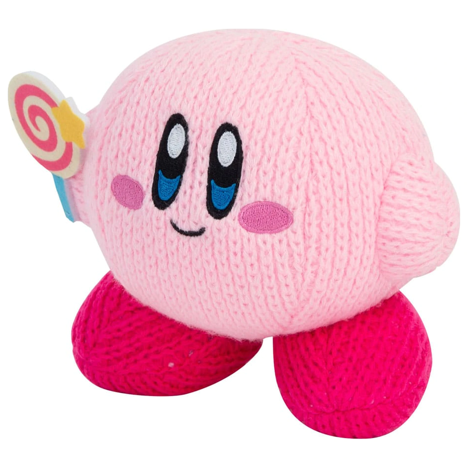 Kirby Nuiguru-Knit plüss figura Kirby with Invincible Candy Wand termékfotó