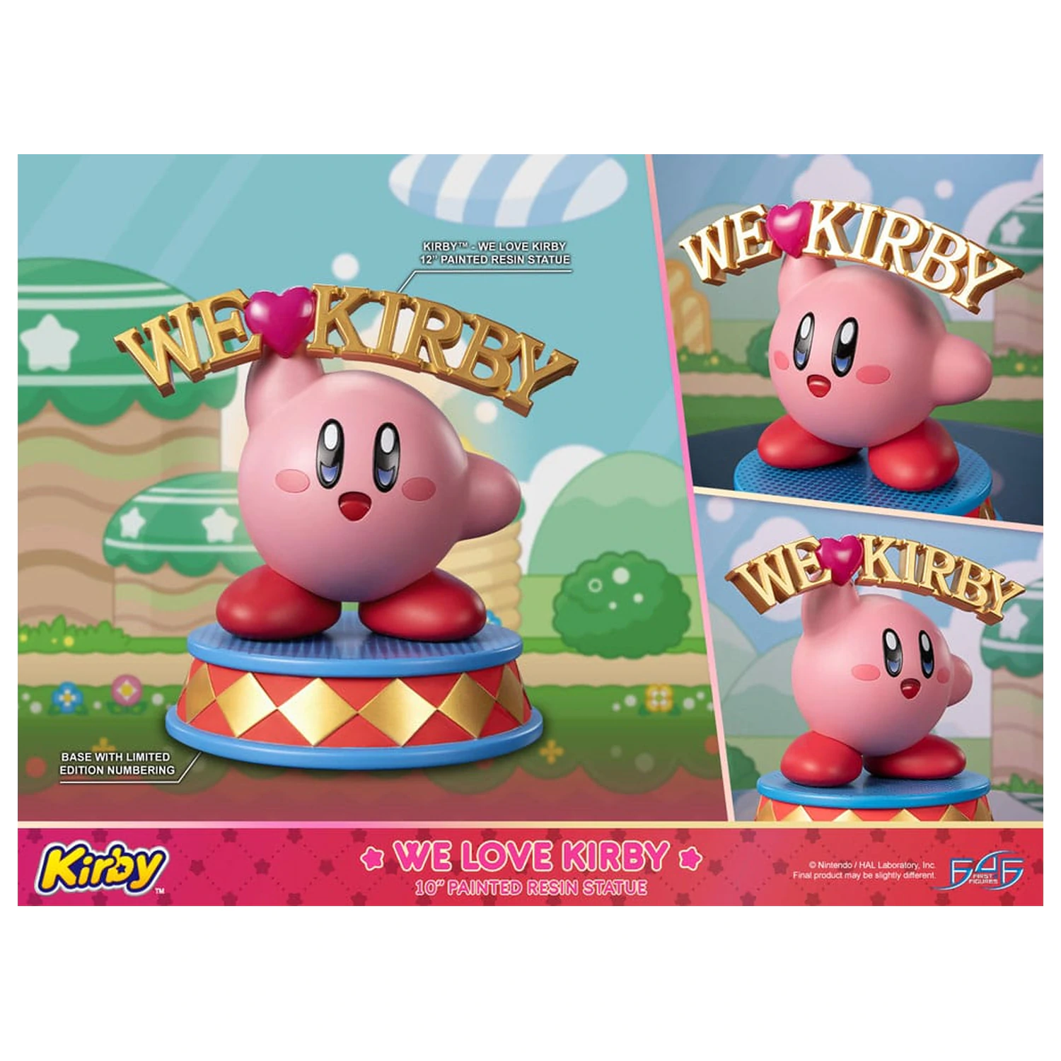 Kirby We Love Kirby szobor figura 24 cm termékfotó