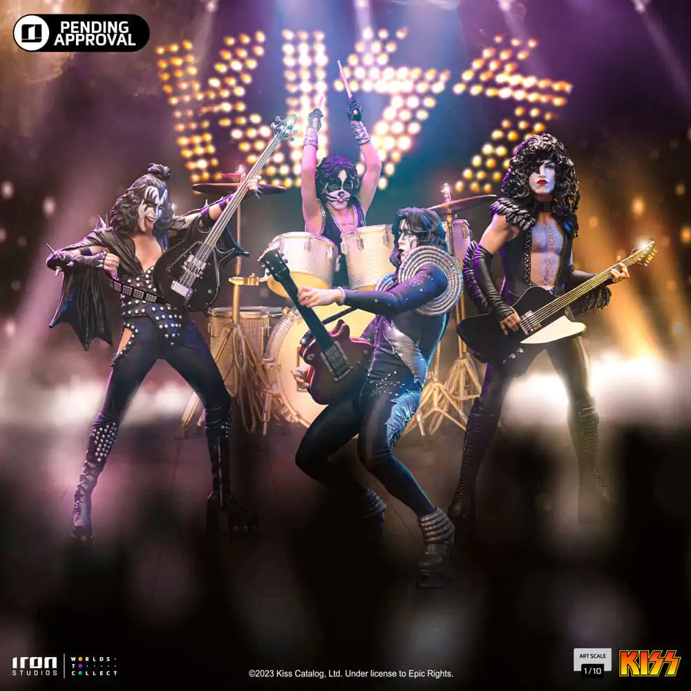 Kiss Art Scale 1/10 Gene Simons Limited Edtition szobor figura 26 cm termékfotó