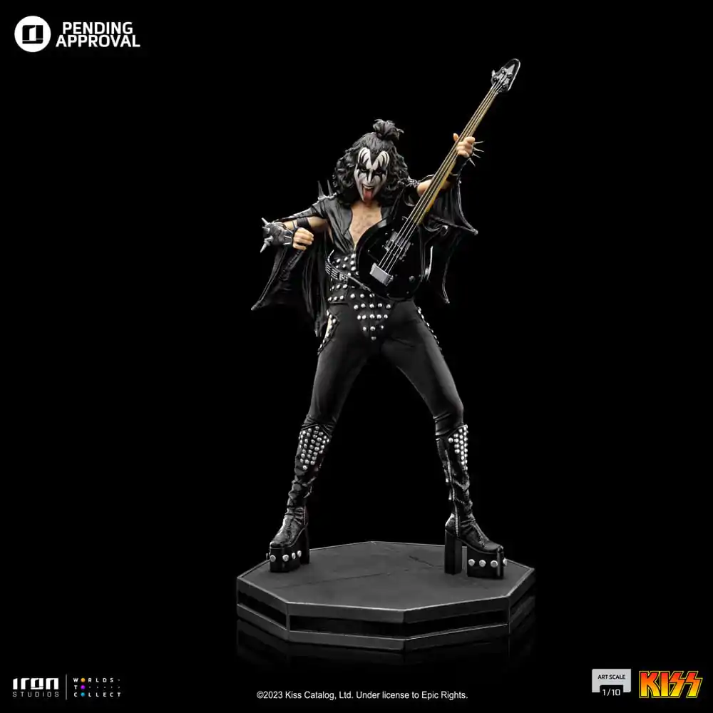 Kiss Art Scale 1/10 Gene Simons Limited Edtition szobor figura 26 cm termékfotó