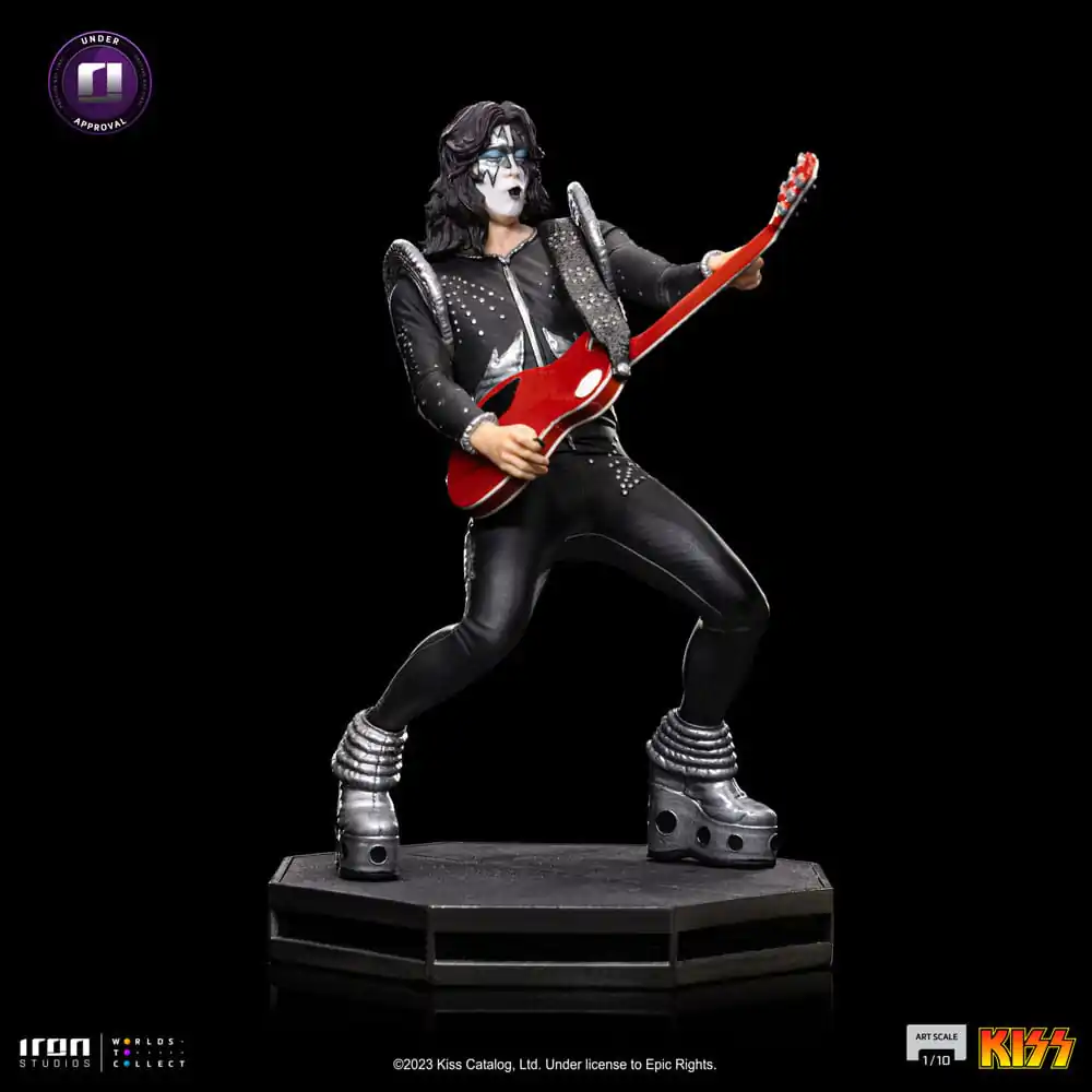 Kiss Art Scale 1/10 Paul Frehley szobor figura 19 cm termékfotó
