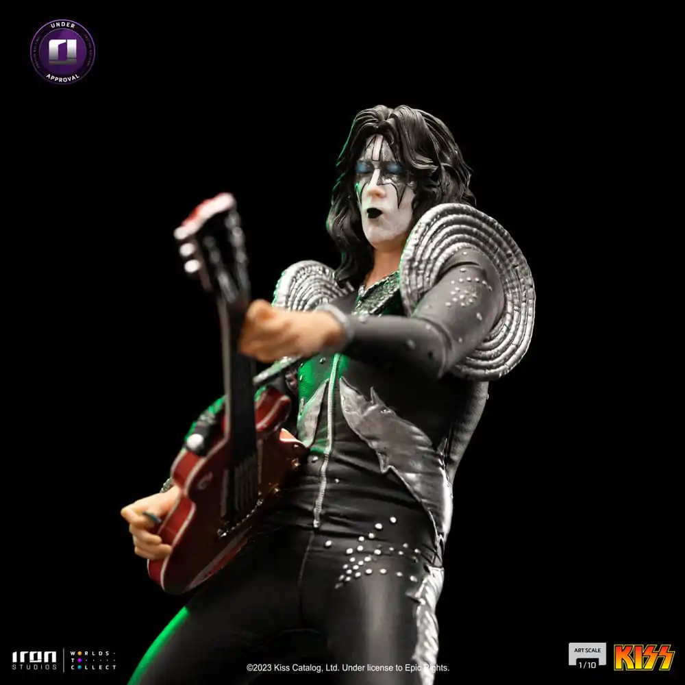 Kiss Art Scale 1/10 Paul Frehley szobor figura 19 cm termékfotó