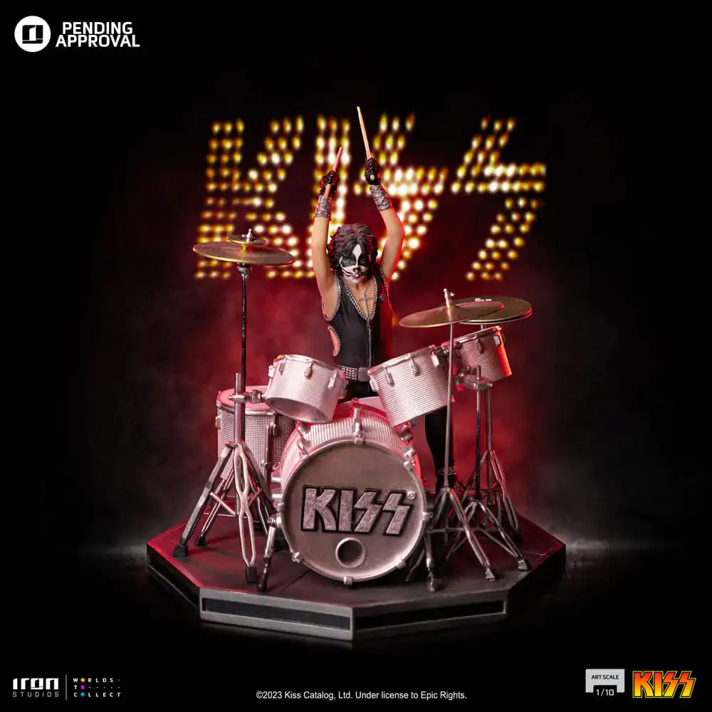 Kiss Art Scale Statue 1/10 Peter Criss Limited Edtition 22 cm termékfotó