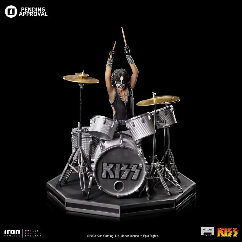 Kiss Art Scale Statue 1/10 Peter Criss Limited Edtition 22 cm termékfotó