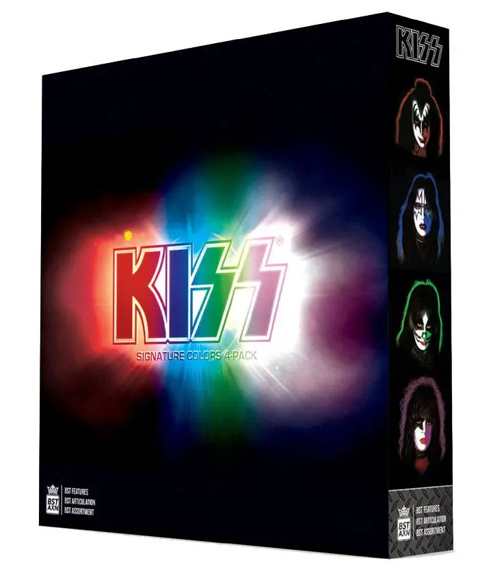 Kiss BST AXN Signature Colors Exkluzív 4 darabos akciófigura csomag 13 cm termékfotó
