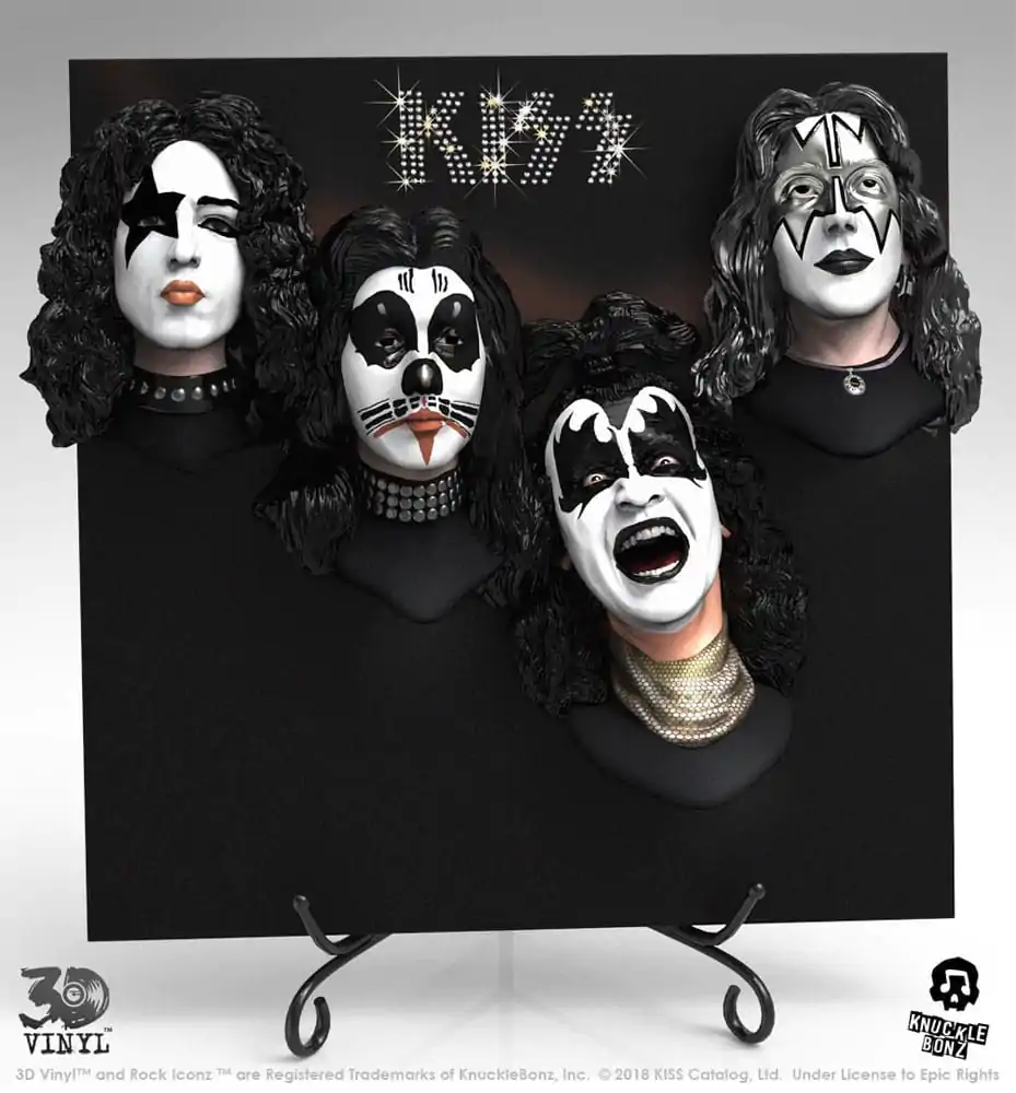 Kiss Debut Album 3D Vinyl szobor figura 30 cm termékfotó