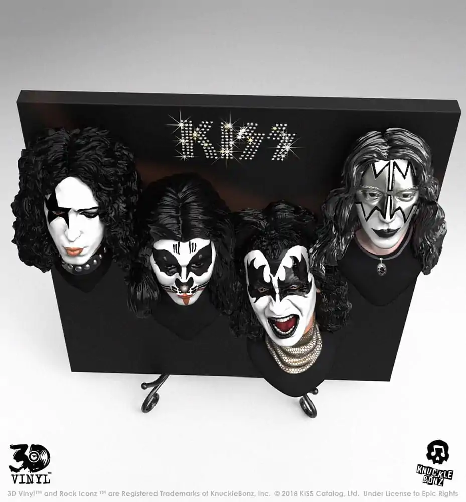 Kiss Debut Album 3D Vinyl szobor figura 30 cm termékfotó