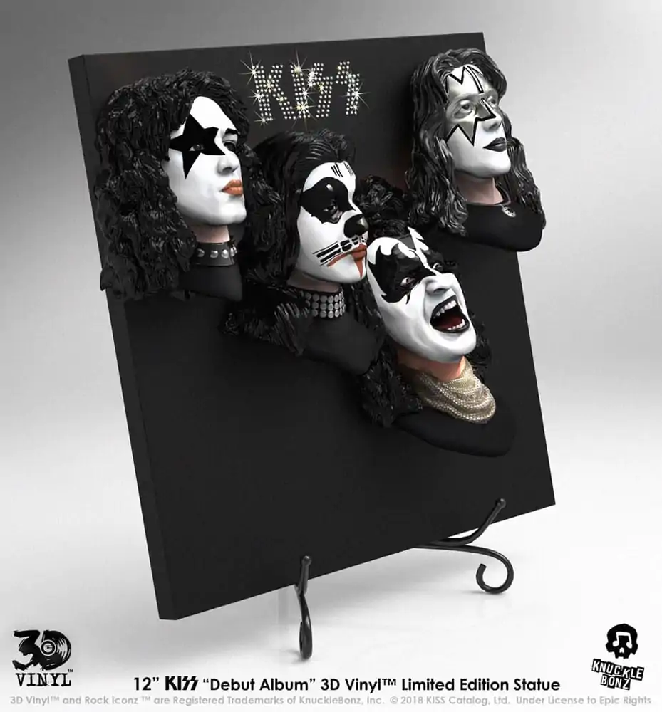 Kiss Debut Album 3D Vinyl szobor figura 30 cm termékfotó