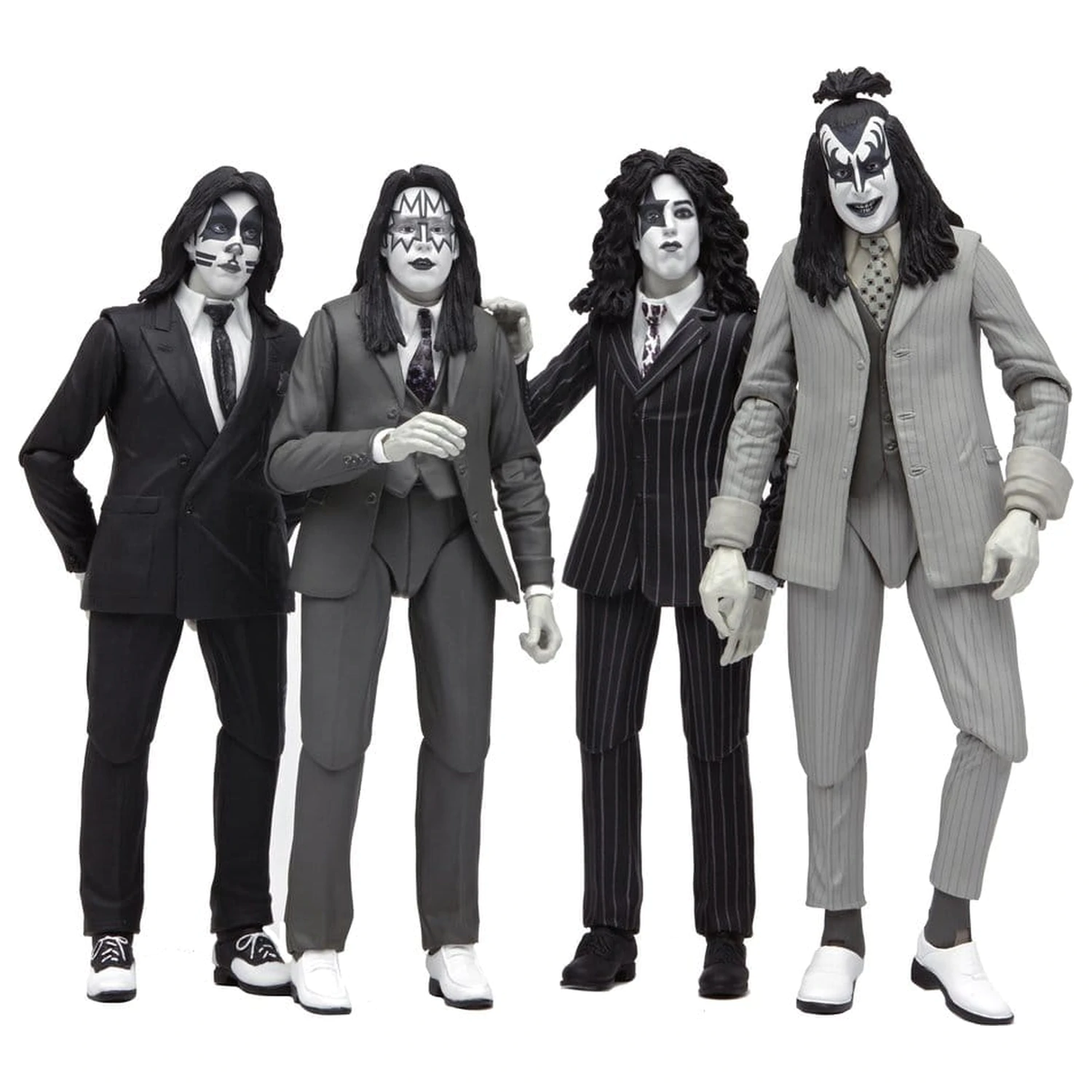 KISS Dressed to Kill Album Cover 4 db-os akciófigura csomag 18 cm termékfotó