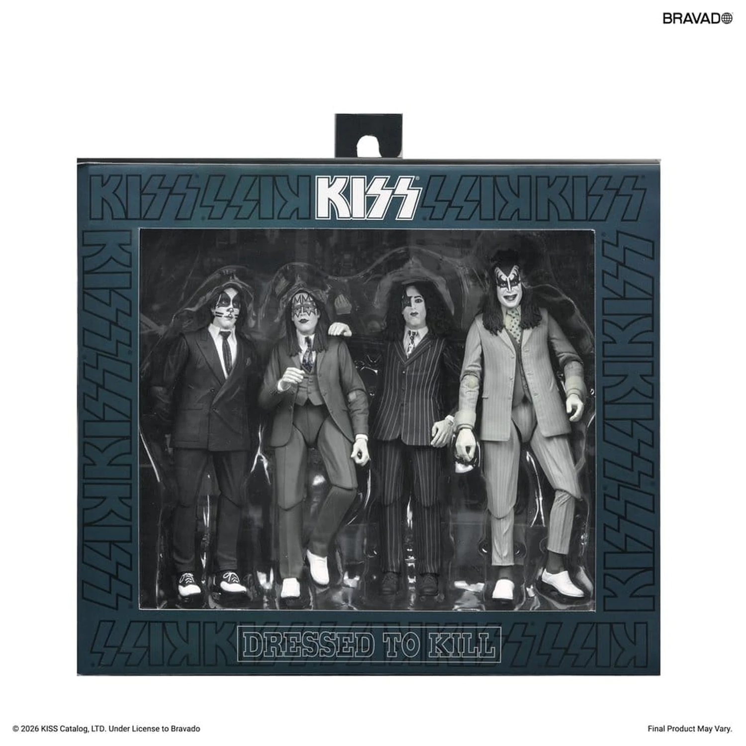 KISS Dressed to Kill Album Cover 4 db-os akciófigura csomag 18 cm termékfotó