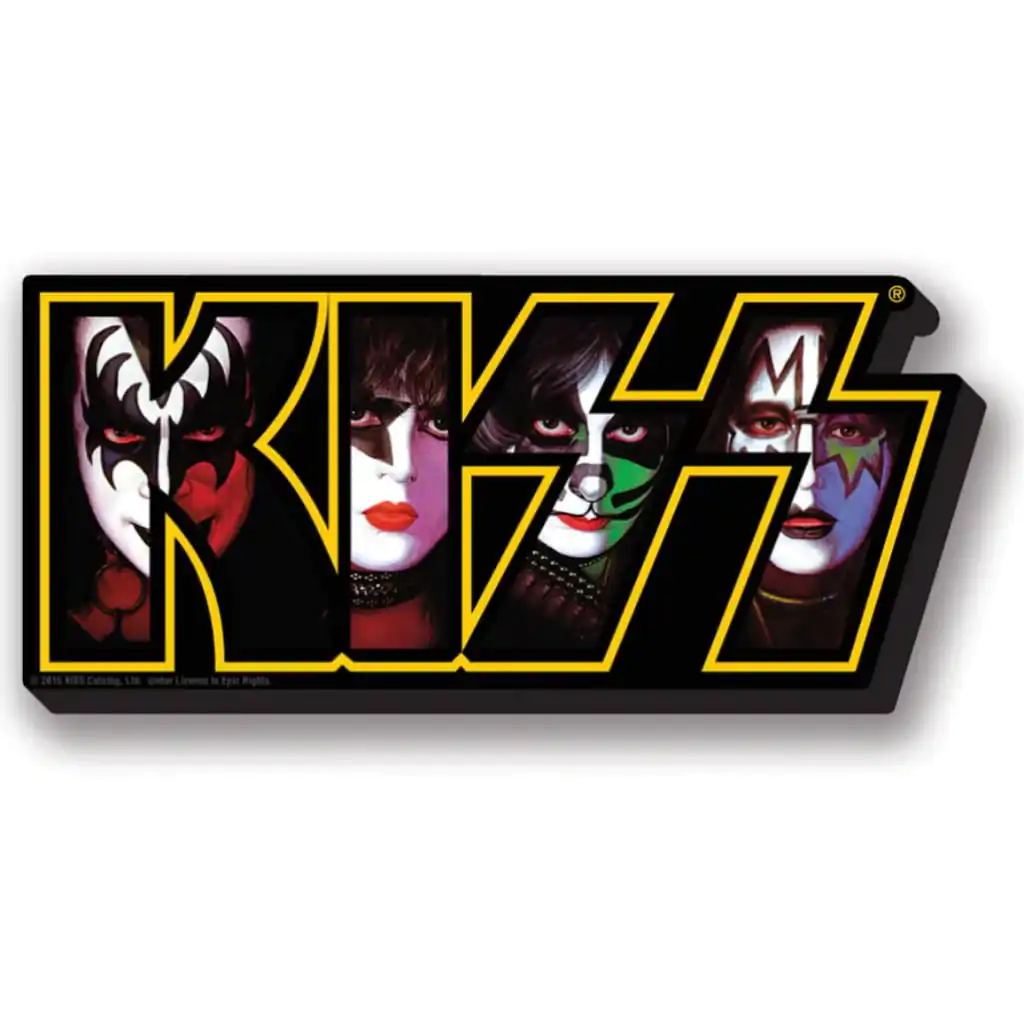 KISS: Logo Funky Chunky Magnet termékfotó