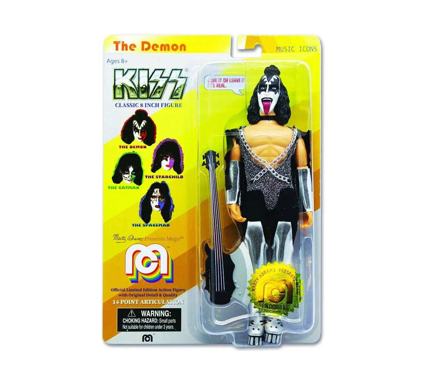 Kiss Love Gun Demon akciófigura 20 cm termékfotó