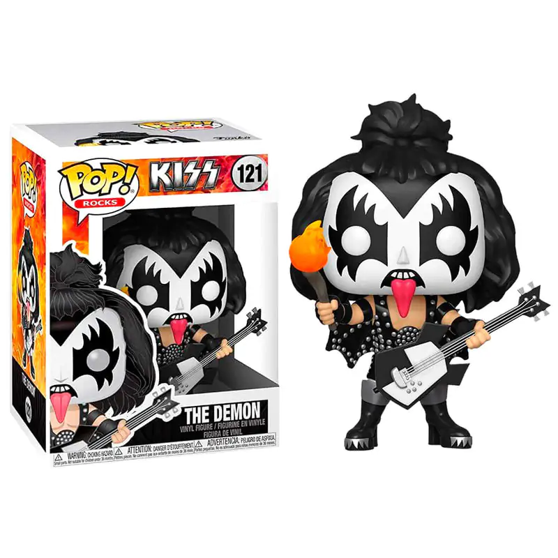 Kiss POP! Rocks Vinyl Figure The Demon 9 cm termékfotó