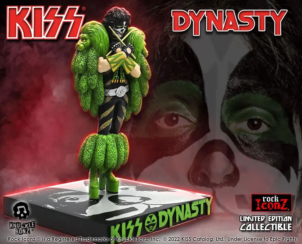 Kiss Rock Iconz szobor figura 1/9 The Catman (Dynasty) 22 cm termékfotó