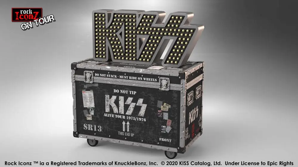 Kiss Rock Ikonz On Tour Road Case + Stage Backdrop SetAlive! Tour szobor figura termékfotó