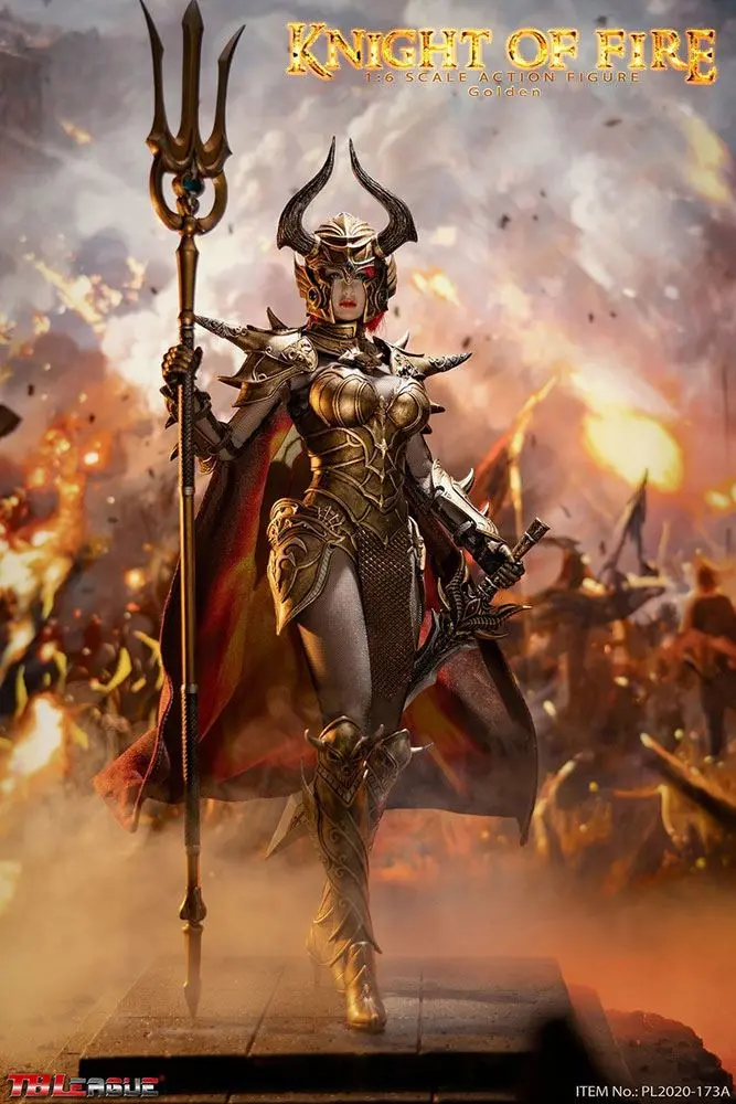 Knight of Fire 1/6 Golden Edition akciófigura 30 cm termékfotó