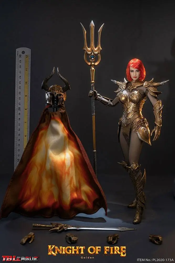 Knight of Fire 1/6 Golden Edition akciófigura 30 cm termékfotó