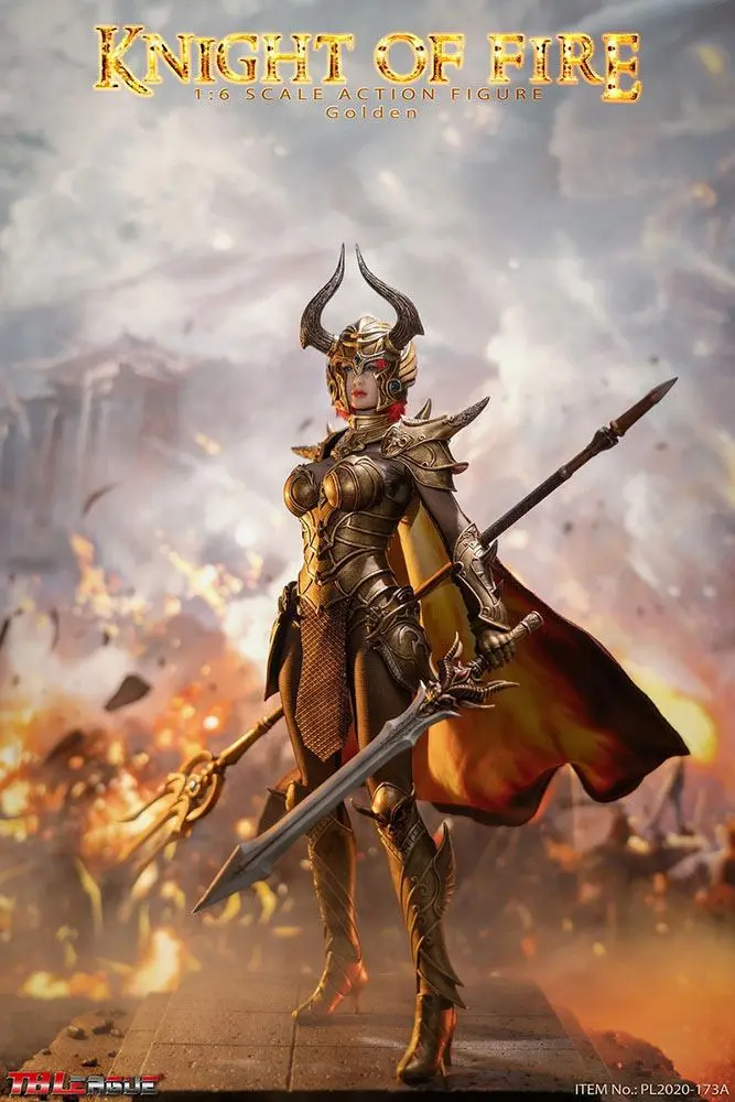 Knight of Fire 1/6 Golden Edition akciófigura 30 cm termékfotó