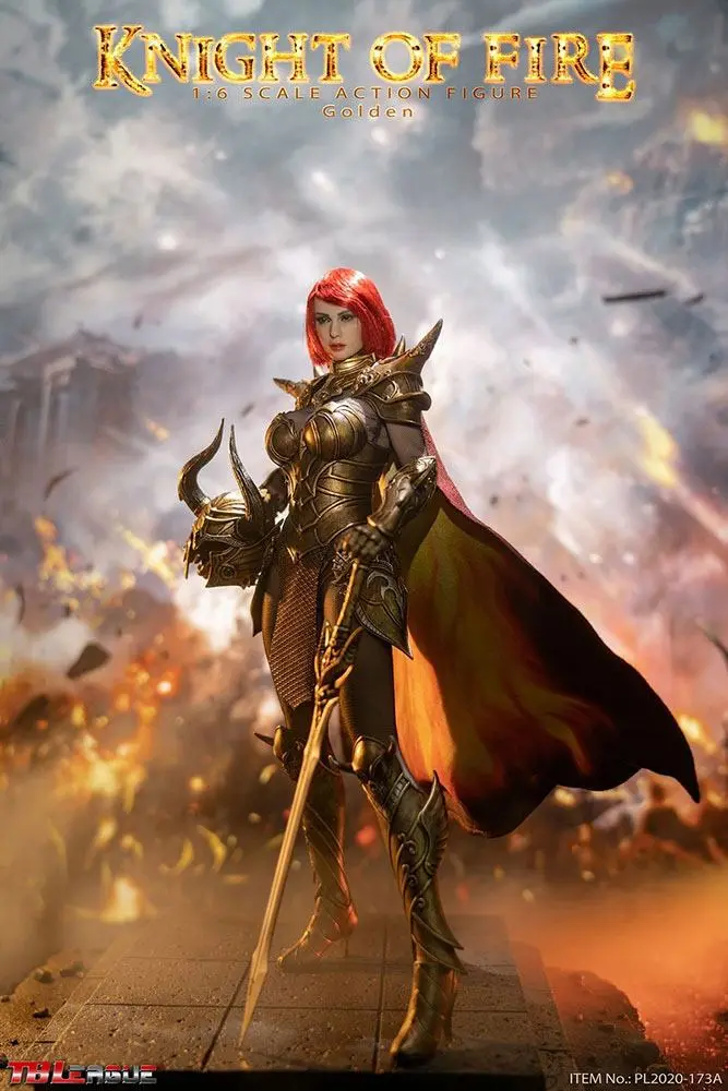 Knight of Fire 1/6 Golden Edition akciófigura 30 cm termékfotó