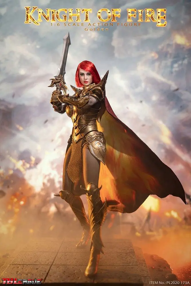 Knight of Fire 1/6 Golden Edition akciófigura 30 cm termékfotó