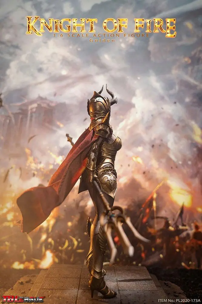 Knight of Fire 1/6 Golden Edition akciófigura 30 cm termékfotó