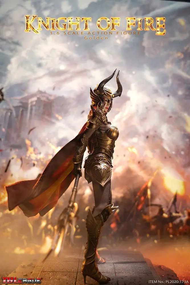 Knight of Fire 1/6 Golden Edition akciófigura 30 cm termékfotó