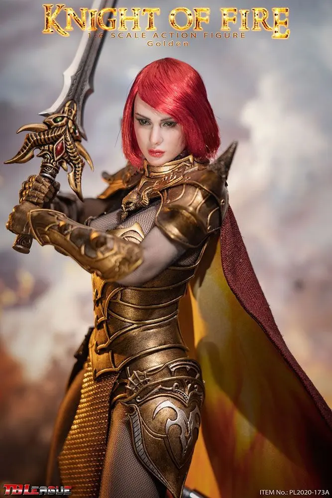 Knight of Fire 1/6 Golden Edition akciófigura 30 cm termékfotó
