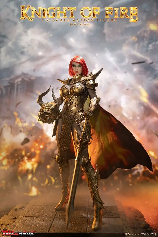 Knight of Fire 1/6 Golden Edition akciófigura 30 cm termékfotó
