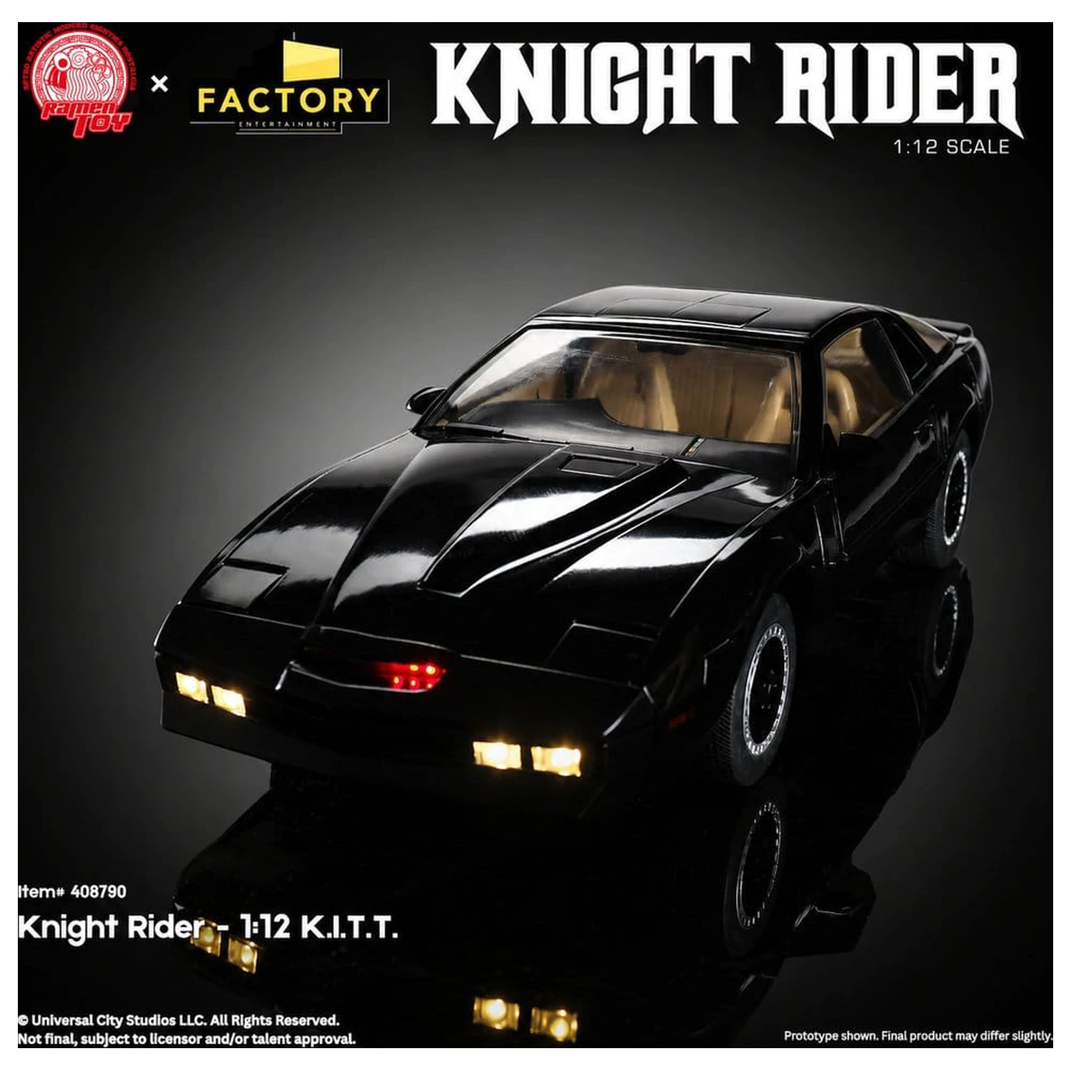 Knight Rider 1/12 K.I.T.T. with Michael Knight figura termékfotó